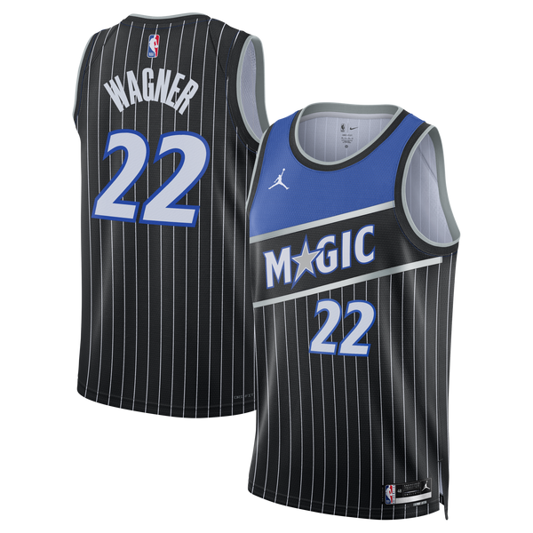 Orlando Magic Statement Edition Swingman Jersey - Black - Franz Wagner