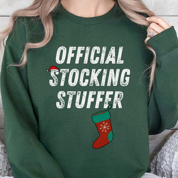 Retro Holiday Season Graphic Pullover, Humorous Stocking Stuffer Sweatshirt, Adorable Christmas Party Sweater, Unisex Xmas Fe
