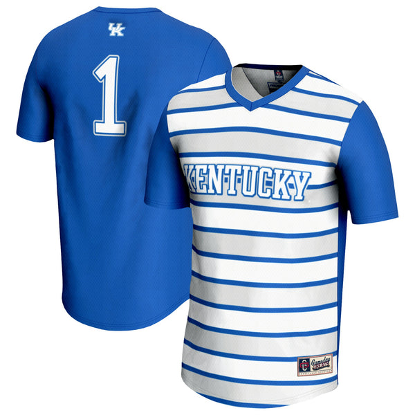 #1 Kentucky Wildcats Lightweight Soccer Fashion Jersey - Royal