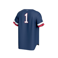 #1 Florida Atlantic Owls Collegiate Baseball Fashion Jersey - Navy