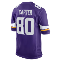 Minnesota Vikings Cris Carter Purple Game Retired Player Jersey