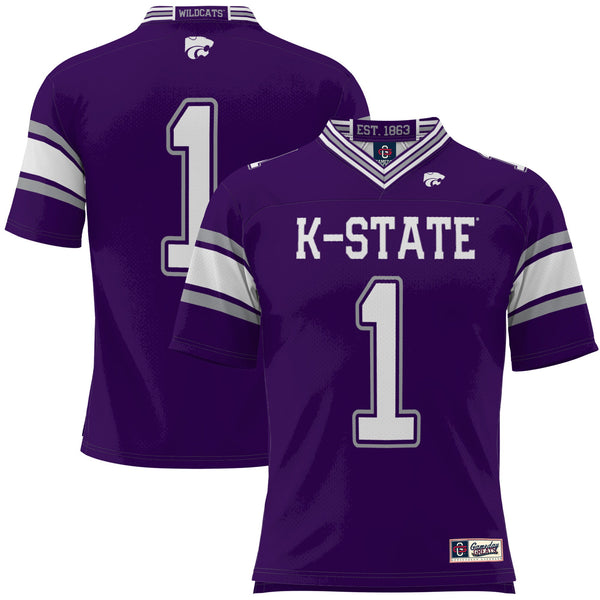 #1 Kansas State Wildcats Football Jersey - Purple
