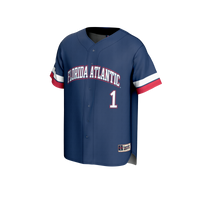 #1 Florida Atlantic Owls Collegiate Baseball Fashion Jersey - Navy