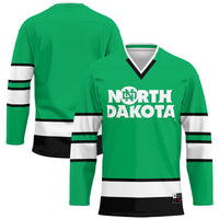 North Dakota Hockey Jersey - Kelly Green