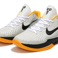 Low Top Sneakers, White Yellow Black Colorway, Lace Up Design, Casual Gift for Sneaker Fans