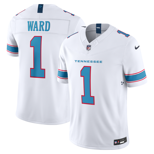 Tennessee Titans Cameron Ward White Stitched Limited Jersey