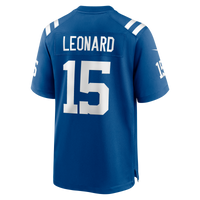 Indianapolis Colts Riley Leonard Royal Team Game Jersey