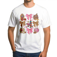 Piñata and Pan Dulce Holiday Graphic Tee, Mexican Christmas T-Shirt, Coquette Latina Festive Shirt, Feliz Navidad Cultural Foodie Tee, Present