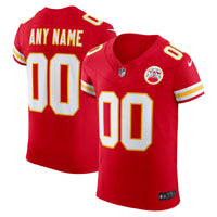 Kansas City Chiefs Red Elite Custom Jersey