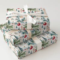 Watercolor Palm Tree Wrapping Paper, Tropical Christmas Wrapping Paper, Coastal Holiday Gift Wrap, Exotic Festive Christmas Wrapping Paper