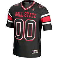 Ball State Cardinals NIL Pick-A-Player Football Jersey - Black