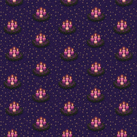 Purple Candle Christmas Gift Wrap, Advent Wreath Wrapping Paper, Holiday Church Wrapping Paper, Advent Season Gift Wrap, Xmas Present Wrap