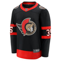 Ottawa Senators Linus Ullmark Black Home Premier Breakaway Player Jersey