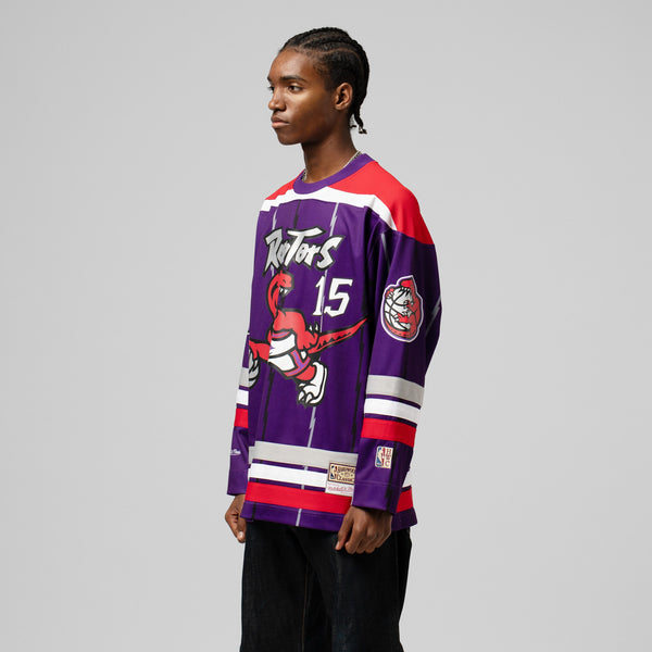 Vince Carter Purple Toronto Raptors Maxxed Out Fashion Hockey Jersey
