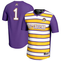 #1 ECU Pirates Lightweight Soccer Fashion Jersey - Purple
