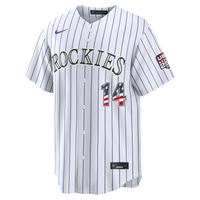 Fourth of July Colorado Rockies Ezequiel Tovar White USA 250 Stadium Jersey