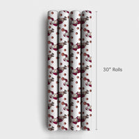 Sporty Santa Gift Wrap, Basketball Santa Wrapping Paper, Basketball Holiday Wrapping Paper, Christmas Sports Gift Wrap