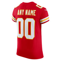 Kansas City Chiefs Red Elite Custom Jersey