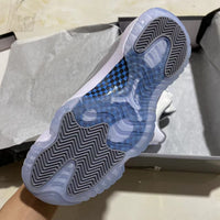 Low Top Sneakers, University Blue White Gray Colorway, Lace Up Design, Casual Gift for Sneaker Fans