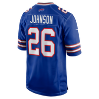 Buffalo Bills Ty Johnson Royal Team Game Jersey