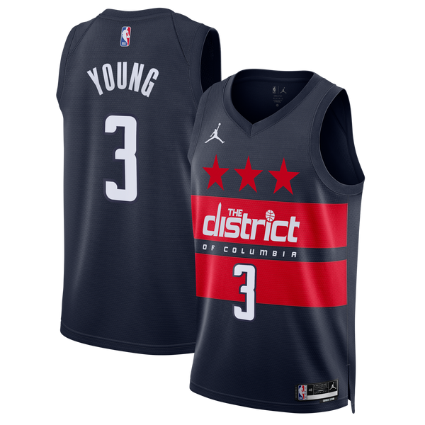 Washington Wizards Statement Edition Swingman Jersey - Navy - Trae Young
