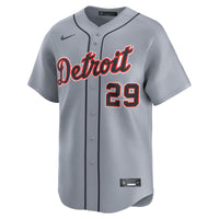 Detroit Tigers Tarik Skubal Gray Road Limited Jersey