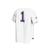 #1 Florida Atlantic Owls Collegiate Baseball Fashion Jersey - White