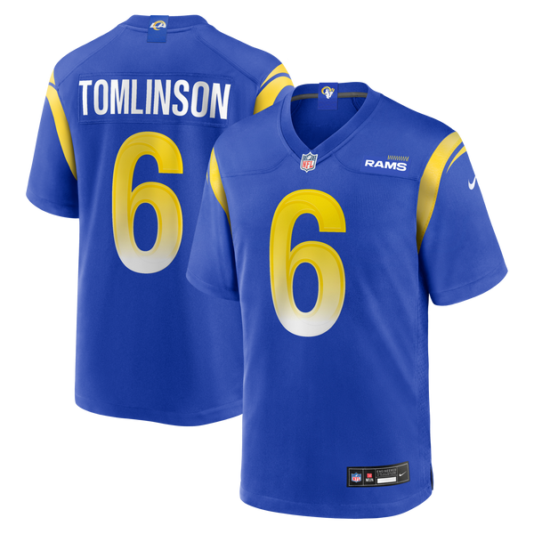 Los Angeles Rams Tre'Vius Hodges-Tomlinson Royal Team Game Jersey