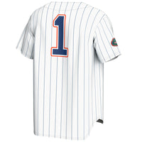 #1 Florida Gators Lightweight Baseball Jersey - White