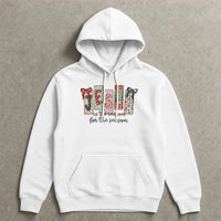 Christian Christmas Hoodie, Jesus Is the Reason for the Season Hoodie, Plaid Candy Cane Holiday Sweatshirt, Faith Christmas Hooded Sweater
