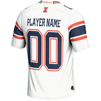 Illinois Fighting Illini NIL Pick-A-Player Football Jersey - White