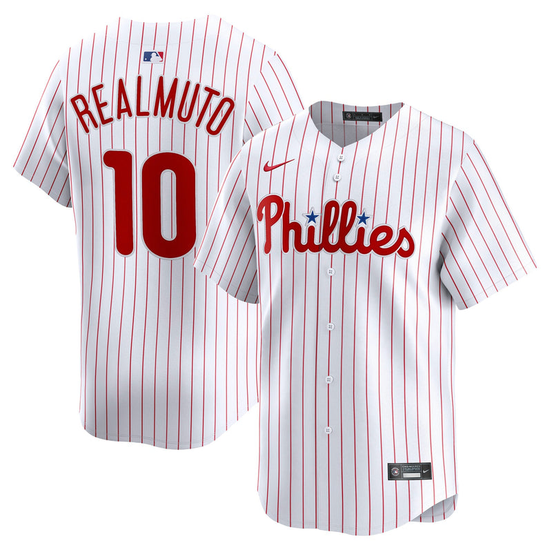 Philadelphia Phillies J.T. Realmuto White Home Limited Player Jersey