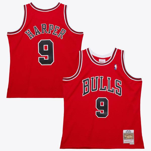 Chicago Bulls Ron Harper 1997 Dark Authentic Jersey - Scarlet