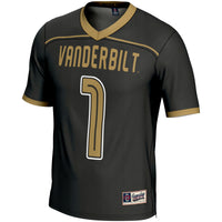 #1 Vanderbilt Commodores Lightweight Lacrosse Jersey - Black