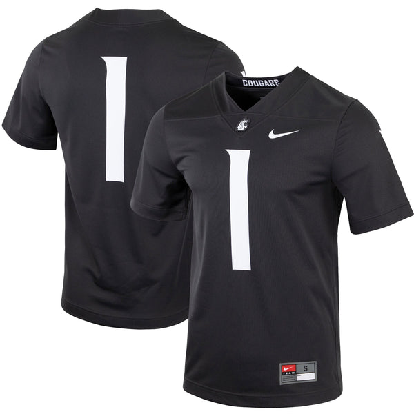 #1 Charcoal Washington State Cougars Untouchable Football Jersey