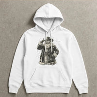 Western Christmas Lasso Hoodie, Cowboy Santa Hoodie, Retro Cowboy Christmas Sweatshirt, Country Santa Graphic Hooded Sweater, Holiday Present