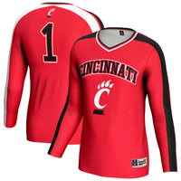 Cincinnati Bearcats #1 Lightweight Volleyball Fashion Jersey - Red