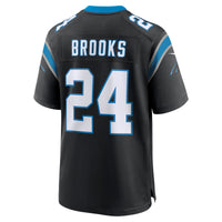 Carolina Panthers Jonathon Brooks Black Game Jersey