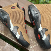 Sneakers, Tan Black Colorway, Lace Up Design, Casual Gift for Sneaker Fans