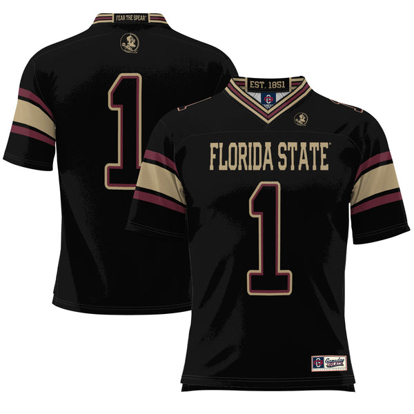 #1 Florida State Seminoles Endzone Football Jersey - Black