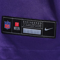 Minnesota Vikings Ryan Kelly Purple Team Game Jersey