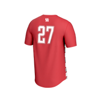 #27 Houston Cougars Lightweight Soccer Fashion Jersey - Red