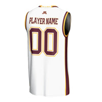Minnesota Golden Gophers NIL Pick-A-Player Lightweight Basketball Fashion Jersey - White