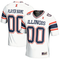 Illinois Fighting Illini NIL Pick-A-Player Football Jersey - White